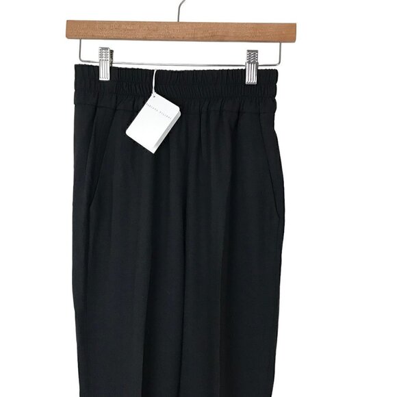 NWT Fabiana Filippi Black Slip On Pants 50% Virgin Wool 50% Viscose Size XS - Picture 3 of 8